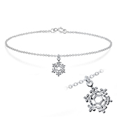 Snowflake Silver Bracelet BRS-194